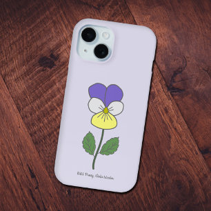 Blume Botanical Wild Pansy Pastel Case-Mate iPhone Hülle