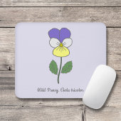 Blume Botanical Wild Pansy Pastel Mousepad