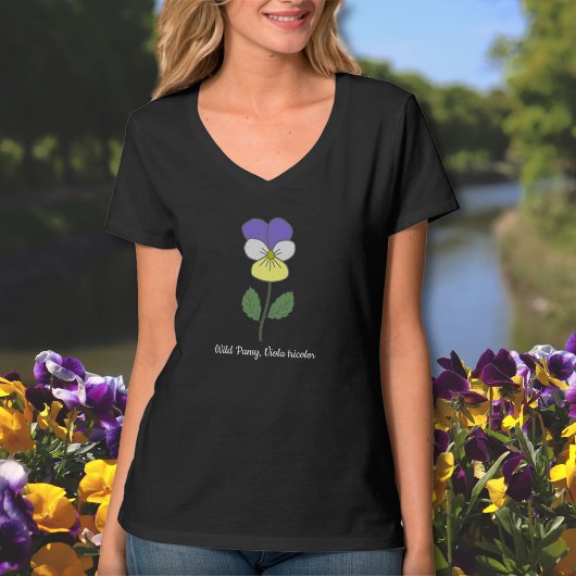 Blume Botanical Wild Pansy Pastel T-Shirt