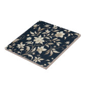 Blume botanisch blau fliese (Seite)