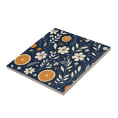 Blume botanisch blau fliese (Seite)