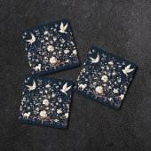 Blume botanisch blau fliese