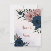Blume botanisch dankeskarte (Vorderseite)