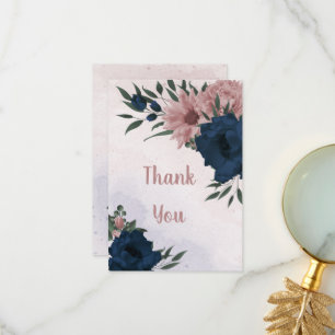 Blume botanisch dankeskarte