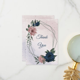 Blume botanisch dankeskarte