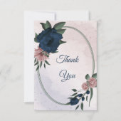 Blume botanisch dankeskarte (Vorderseite)