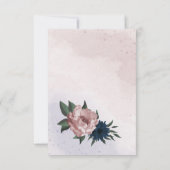 Blume botanisch dankeskarte (Rückseite)