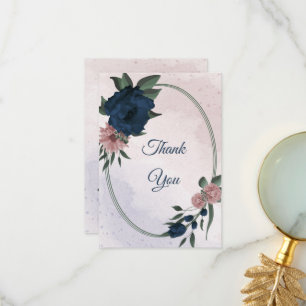 Blume botanisch dankeskarte