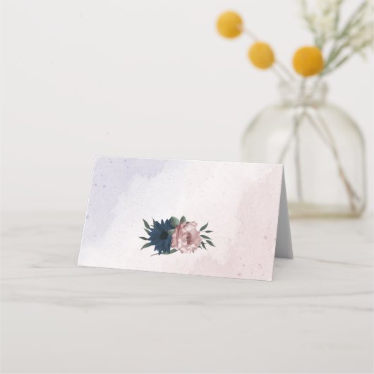 Blume botanisch platzkarte (Rückseite)