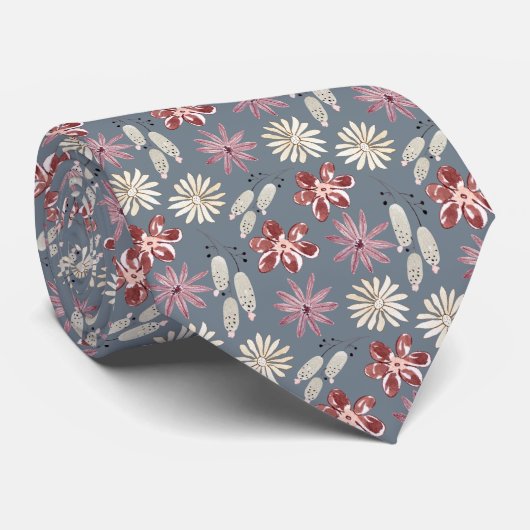 Blume Botanische  Krawatte (Gerollt)