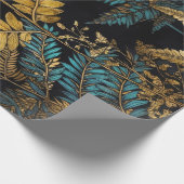 Blume botanische Muster Farne #nature Geschenkpapier (Ecke)