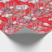 Blume Botanischer Blumenstrauß Geschenkpapier (Ecke)