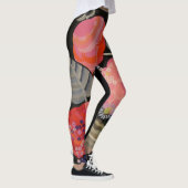 Blume Botanischer Garten Naturkunst Leggings (Rechts)