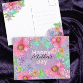 Blume Botanischer Muttertag Postkarte
