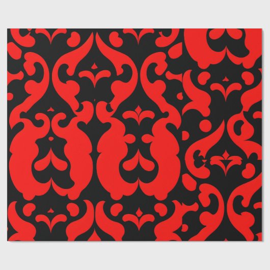 Blume Botanisches Muster Geschenkpapier (Flach)