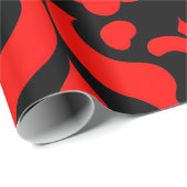 Blume Botanisches Muster Geschenkpapier (Rolleneckpunkt)