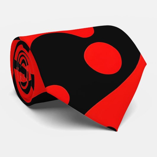 Blume Botanisches Muster Krawatte (Gerollt)