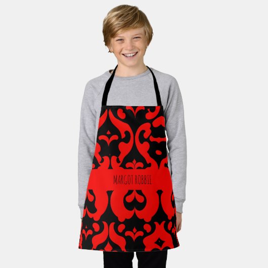 Blume Botanisches Muster Schürze (Getragen)