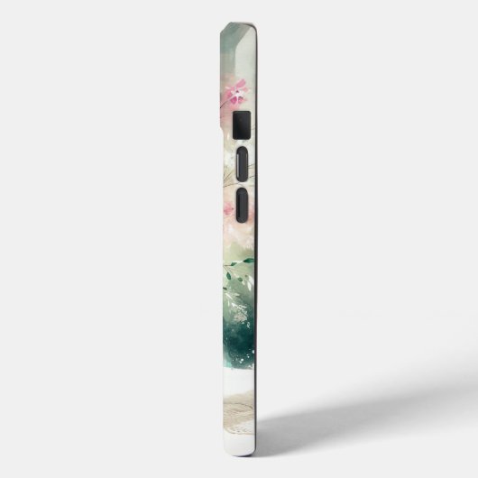 Blume Bouquet Alkohol Tinte Case-Mate iPhone Hülle (Rückseite / Links)