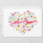 Blume Bouquet Art Brigitte Einladung (Vorderseite)