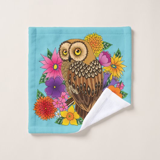 Blume Bouquet Badhandtuch Set (Waschlappen)