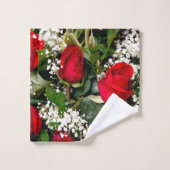 Blume Bouquet Badhandtuch Set (Waschlappen)
