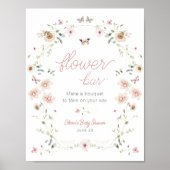 Blume Bouquet Bar Poster (Vorne)