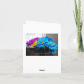 Blume Bouquet, bloße Worte Danke (Rückseite)
