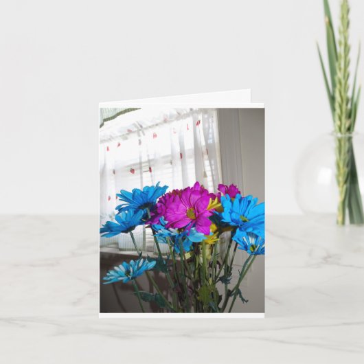 Blume Bouquet, bloße Worte Danke (Vorderseite)