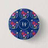 Blume Bouquet Blue Button (Vorderseite)