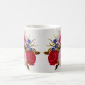 Blume-Bouquet-Blume aus dem 18. Jahrhundert Kaffeetasse (Mittel)