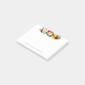 Blume Bouquet Blumenvorlage Farbige Wasserfarbe Post-it Klebezettel (angewinkelt)