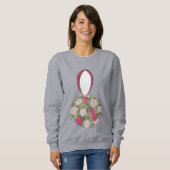 Blume Bouquet Bride Bridesmaid Wedding Sweatshirt (Vorne ganz)