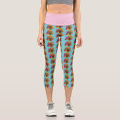 Blume Bouquet Capri Leggings (Vorderseite)