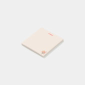 Blume Bouquet Custom Post-it Klebezettel (angewinkelt)