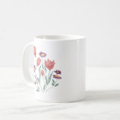 Blume Bouquet Delikate Blumenarrangements Kaffeetasse (Vorderseite Links)