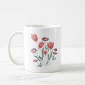 Blume Bouquet Delikate Blumenarrangements Kaffeetasse (Links)