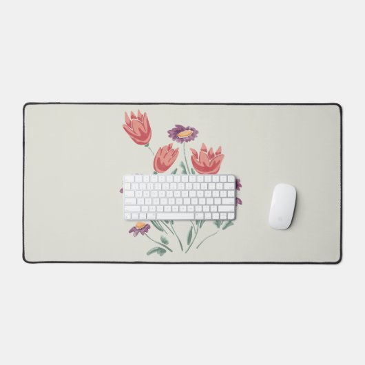 Blume Bouquet Delikate Blumenarrangements Schreibtischunterlage (Tastatur & Maus)