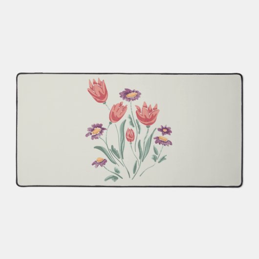 Blume Bouquet Delikate Blumenarrangements Schreibtischunterlage (Vorderseite)