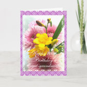 Blume-Bouquet der Großmutter 100 Karte (Vorderseite)