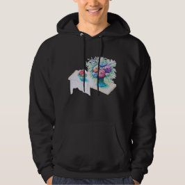 Blume Bouquet farbenfroh und lebhaft. Hoodie