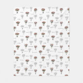 Blume Bouquet Fleece Blanket (Vorderseite)