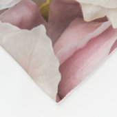 Blume Bouquet Fleecedecke (Ecke)