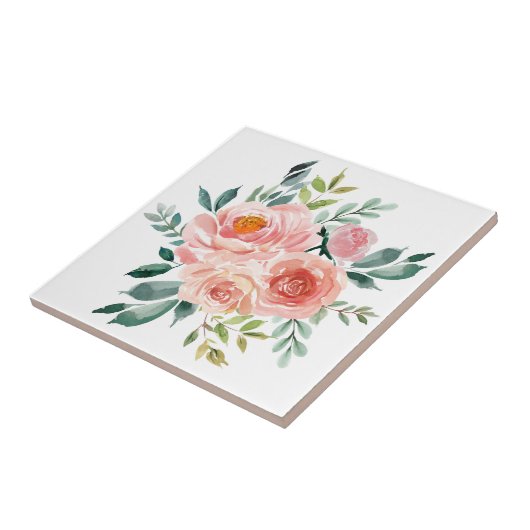 Blume Bouquet Fliese (Seite)