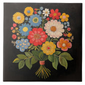 Blume Bouquet Fliese (Vorderseite)