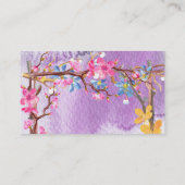 Blume Bouquet Florist Visitenkarte (Rückseite)