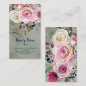 Blume Bouquet Florist Visitenkarte (Vorne/Hinten)