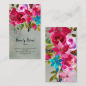 Blume Bouquet Florist Visitenkarte (Vorne/Hinten)