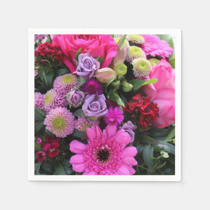 Blume Bouquet Foto Serviette