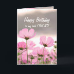 Blume Bouquet Friend Christlich Geburtstagskarte Karte<br><div class="desc">Vintage Blume Bouquet für Ihren besten Freund Geburtstag im Vers beinhaltet Mai werden Sie mit Gottes Liebe und Freude an Ihrem besonderen Tag und jeden Tag duscht</div>
